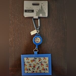 Disney Mickey Mouse ID Holder, blue new with tags ( P01264)
